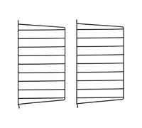 String Panneau mural String Noir. 50x30 cm. lot de 2