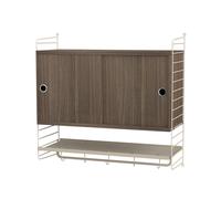 String String chambre à coucher noyer et beige - combinaison F
