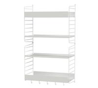 String Système d'étagères murales de cuisine H String Furniture - STRING KITCHEN H WEISS