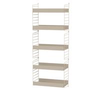 String Système d'étagères murales de salon B String Furniture Beige - Beige - STRING LIVING ROOM B BEIGE