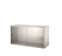 String Vitrine String Beige. 78x30 cm