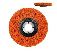 Strip Disc 4-Inch Abrasive Rust Remover Wheel | Nylon Fiber Abrasive Material, Strips Rust, Paint, Coating & Welds, Fits Standard 4in Angle Grinders, For Auto, Deck & Wood