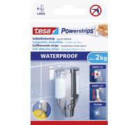 Strip large waterproof tesa Powerstrips® tesa 59700-00000-04 blanc 6 pc(s)