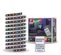 Strip Led Intégré Dimmable Autocollant Dynamic Rainbow Rgb Paulmann 6 5w Blanc Mat L.3m X H.0 2 X P.0 2cm