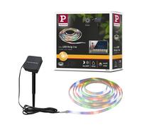 Strip Led Solaire 3m In apteur Crépusculaire Et Batterie 3m Revêtue Ip44 0,3w 16 Leds/M Rgb