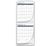 StriveZen, calendrier mural 2024-2025 sur 2 mois par StriveZen, Move-a-page, mensuel, pliable, vertical, janvier 2024 à décembre 2025, 30,5 x 71,1 cm, grand, minimaliste, 24 mois