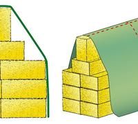 Strohvlies Schutzvliese 140g/m² 9,8m x 25m (245m²)