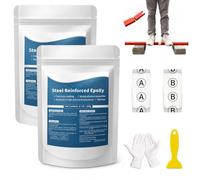 Strong Clay Iron Adhesive, Steel Reinforced Epoxy Putty (2PCS)