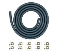 Strongthium 6mm Durite Essence 1/4" avec 10 Colliers pour Briggs & Stratton MTD Troy Bilt Cub Cadet Toro Tecumseh | Tuyau Carburant 2m Résistant Huile & Froid
