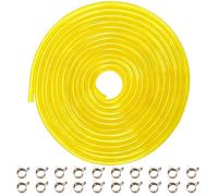 Strongthium Durite Essence 3x6mm (5 Mètres) avec 20 Colliers, Compatible avec Stihl MS170 MS180 FS55, Husqvarna 125B 135 440, Echo SRM-225, Tuyau Carburant pour Tronçonneuse Débroussailleuse