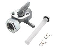 Strongthium Robinet d'Essence de Réservoir M16x1,5mm pour Groupe Électrogène / Compatible avec Honda GX390 GX200, Predator, Generac GP6500, Champion, Briggs Stratton 209417gs, Vanne avec Colliers