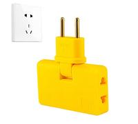Stronrive Adaptateur Mural à 3 Prises - Sortie Rotatif à 2 Broches - Rallonge Prise électrique Portable dans Le Mur avec tête pivotante à 180 degrés