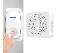 Stronrive Sonnettes sans Fil pour la Maison | Sonnette télécommandée étanche IP44 avec Volume réglable,Porte Recharge USB pour la Maison, Les Villas, la Sonnette sans Fil pour Les