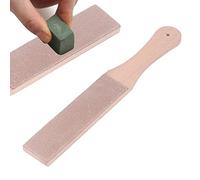 Strop en Cuir Double Face Portable, Cuir en Bois de Hêtre, Affûtage Rapide, utilisé dans L'artisanat du Cuir, le Bricolage, les Ceintures, les Couteaux de Ponçage et le Ponçage de la Lame, le