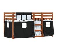 Structure/Cadre de lit - Lit superposé - sans matelas - 90x190 cm - bois de pin massif - pour adul/enfant NL32250