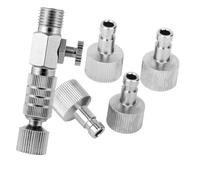 Structure d'appariement d'outil pneumatique échangeable Régulateur de ventilation modifiable 5 raccords mâles standard Plan de fer puissant Outil à propulsion pneumatique Fastlink Coupleur