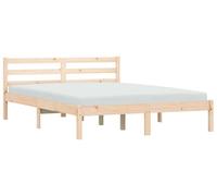 Structure de lit avec tête de lit, dimensions : 208,5 x 157,5 x 69,5 cm