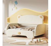 Structure de lit Eco - friendly Material lit double durable en forme d'ours, lit rembourré, lit bébé, canapé - lit, lit gigogne av