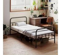 Structure de lit en acier – Lit escamotable – Structure de canapé-lit pliable pour matelas de 200x90 cm