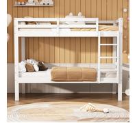 Structure de lit Nouveau Premium sense lits superposés pour enfants lit bébé avec échelle d'angle à trois niveaux et protection c