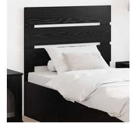 Structure de lit Vidaxl Tête de lit Chêne noir 100 cm Bois d'ingénierie