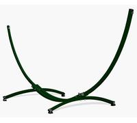 Structure d'extérieur pour hamac, modèle XXL, 350 cm, capacité de 220 kg. Structure pour hamac, cadre en acier résistant aux intempéries (vert)