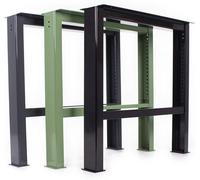 Structure en acier pour établi WBG-650/700-1000, table de travail à hauteur réglable, table d'emballage, établi, atelier, pied d'établi, structure de support, table de travail en métal, pied en acier