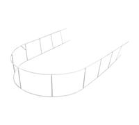 Structure en Arc Métallique Blanche Support D'arche à Ballons Stable | Support pour Plantes en Pot et Guirlandes, Décoration Cérémonie Élégante, Installation Rapide et Réutilisable