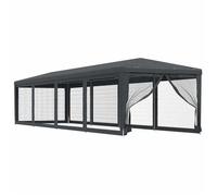 Structure extérieure vidaXL Tente de fête et 10 parois latérales en maille Anthracite 3x12m - ANTI-UV_1360