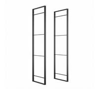 Emuca Structure pour étagère Lader – montants acier laqué noir 1150 mm