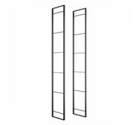 Emuca Structure pour étagère Lader H 1790 mm pour 6 étagères Argent