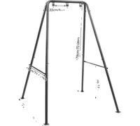 Structure pour fauteuil suspendu, en fer, pour une utilisation intérieure et extérieure, de couleur noire