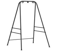 Structure pour fauteuil suspendu et hamac - Support autoportant - Cadre en acier de 183 cm - Pour intérieur et extérieur - Noir