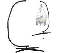 Structure pour fauteuil suspendu, structure pour fauteuil/hamac suspendu, structure pour fauteuil suspendu supportant jusqu'à 150 kg, support pour fauteuil suspendu en métal, support pour siège suspen