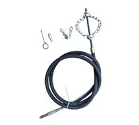 STSFXIF Déboucheur de Canalisations En Spirale, Déboucheur de Canalisations, En Métal, Flexible, Idéal pour Les Bouchons Tenaces dans La Cuisine, La Salle de, 4 Mètres