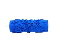 STSFXIF Peinture Murale Embossée Rouleau Motif Fleur Brosse Caoutchouc Outil Bricolage Décoratif Application Texture Convient pour Maison Atelier Mur Bois