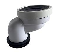 STSFXIF Raccord de Bride de Toilette Décalée pour Bonde de Baignoire, Décalage 10cm