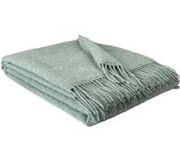 STTS International, couverture en laine, couvre-lit, couverture en pure laine vierge 100% pure laine vierge plaid 140 x 200 cm Tyrol Vert/gris