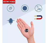 STTWUNAKE-espion caché Mini Enregistreur à Security ation Vocale avec Aimant Intégré , espion caché Petit Dispositif Audio Numérique Statique, Dictaphone Sonore Recorder
