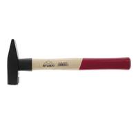 Stubai 100402 Marteau de serrurier DIN 1041 avec manche en frêne, Brun/beige/rouge, 100 g