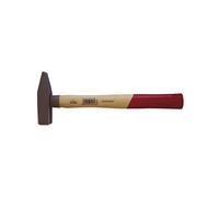 Stubai 100414 Marteau de serrurier DIN 1041 avec manche en frêne, Brun/beige/rouge, 2000 g