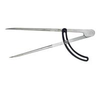 Stubai 251002 Compas droit avec arc, Argent/noir, 200 mm