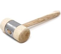 Stubai 278518 Maillet avec manchon en métal, Argent/beige, 80 mm