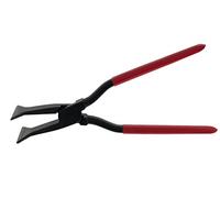 STUBAI Pince à sertir droite, R-8, revêtement KTL, avec métier inséré - 60mm - 282059