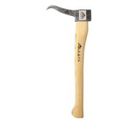 STUBAI Sappie à main Nature | 450 mm, 760 g poids de la tête | Sappie avec manche en bois de frêne de haute qualité | Crochet réversible matricé | pour prendre et transporter des pièces de bois