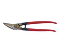 STUBAI Cisaille à tôle combinée, gauche, 280 mm - isolée PVC, précise & durable pour les tôles métalliques, coupes courbes & droites, poignée ergonomique,