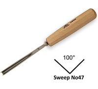 STUBAI Ciseau à bois long poli forme 47 8 mm