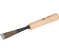 STUBAI Ciseau à bois série 52 - forme 1 | Ciseau à bois droit 35 mm, avec manche en bois, pour surfaces lisses, pour dégrossir, sculpter des encoches et des reliefs, pour travailler le bois