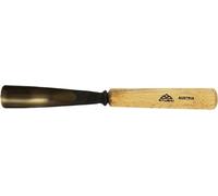 STUBAI Ciseau à bois série 52 - Forme 18 | Ciseau à bois courbe 25 mm, avec manche en bois, pour travaux de figurines, représentation de cheveux ondulés et d'eau, pour travailler le bois avec précisio