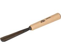 STUBAI Ciseau à bois série 52 - forme 7 | Ciseau à bois droit - 18 mm, avec manche en bois, pour les travaux de sculpture de figures, d'entailles et de reliefs, pour un travail précis du bois